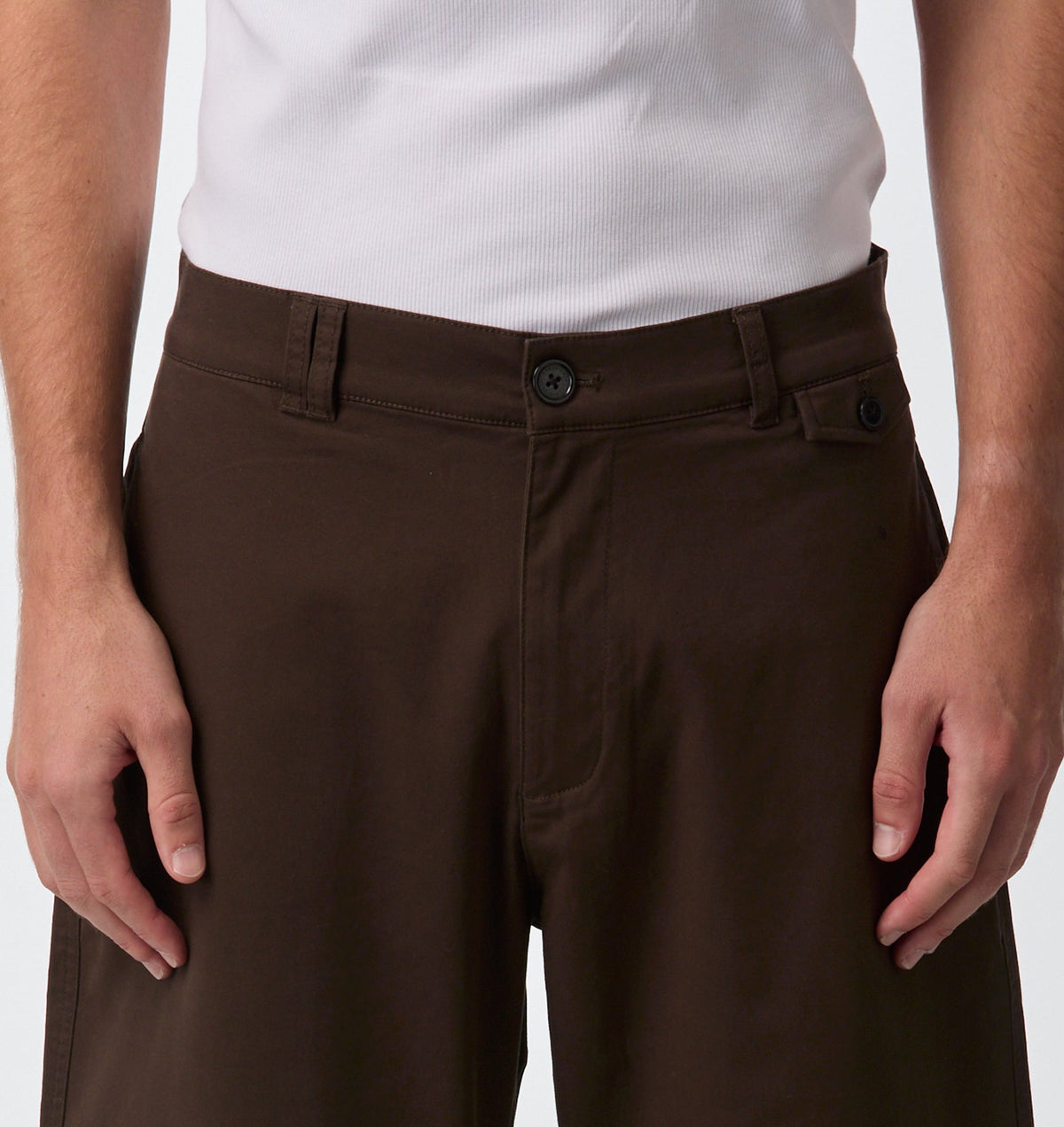Barrel Leg Pant - Espresso