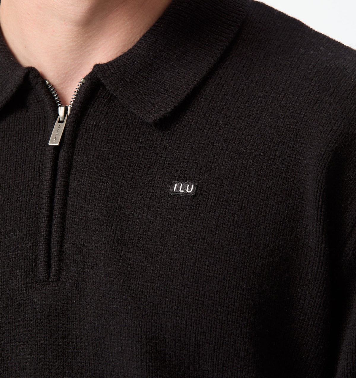 Knit Mario Pullover - Black