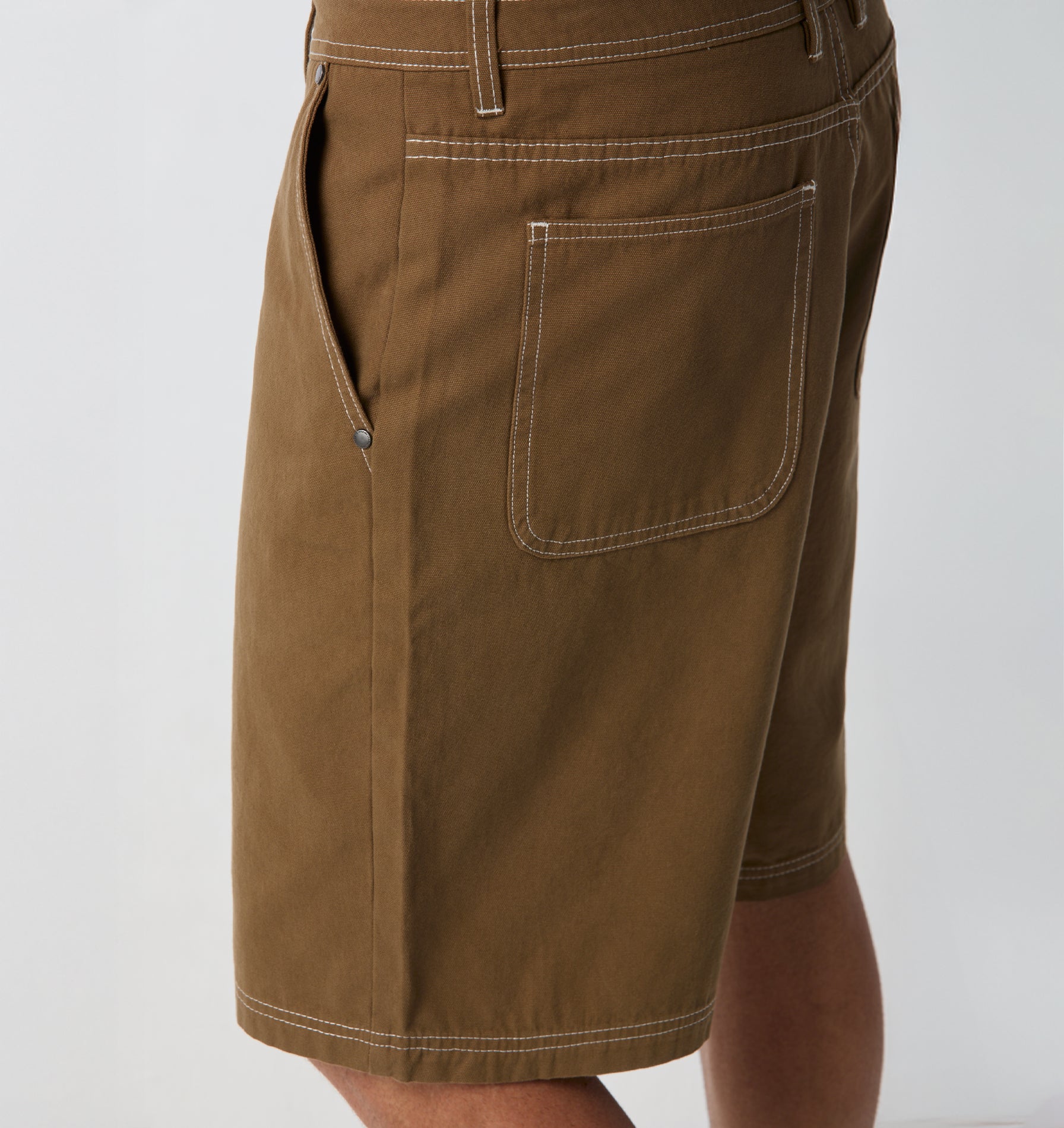 Canvas Clean Carpenter Short - Walnut