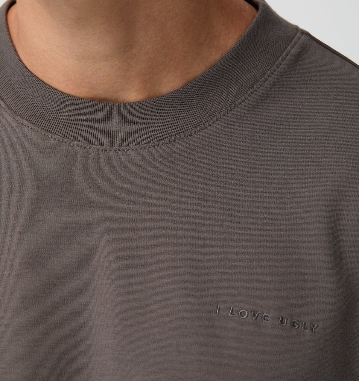 Interlock Box Tee 2.0 - Cobblestone