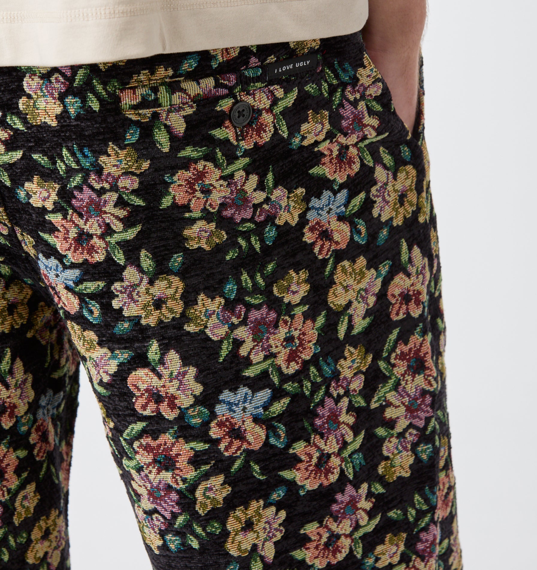 Uniform Straight Pant - Dark Floral