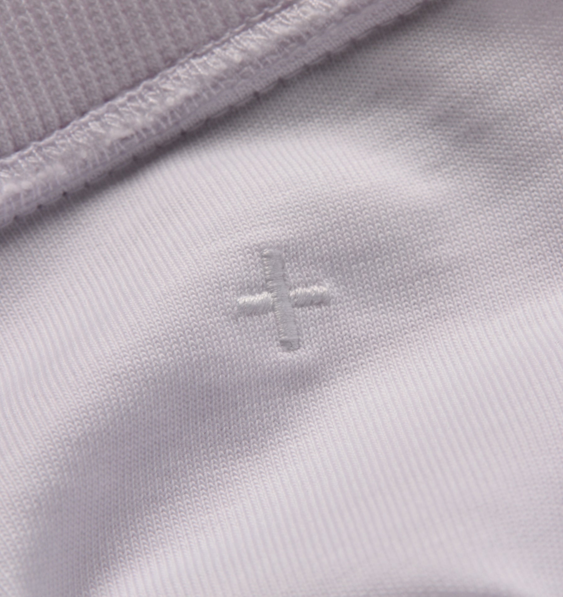 Crop Box LS Tee - White
