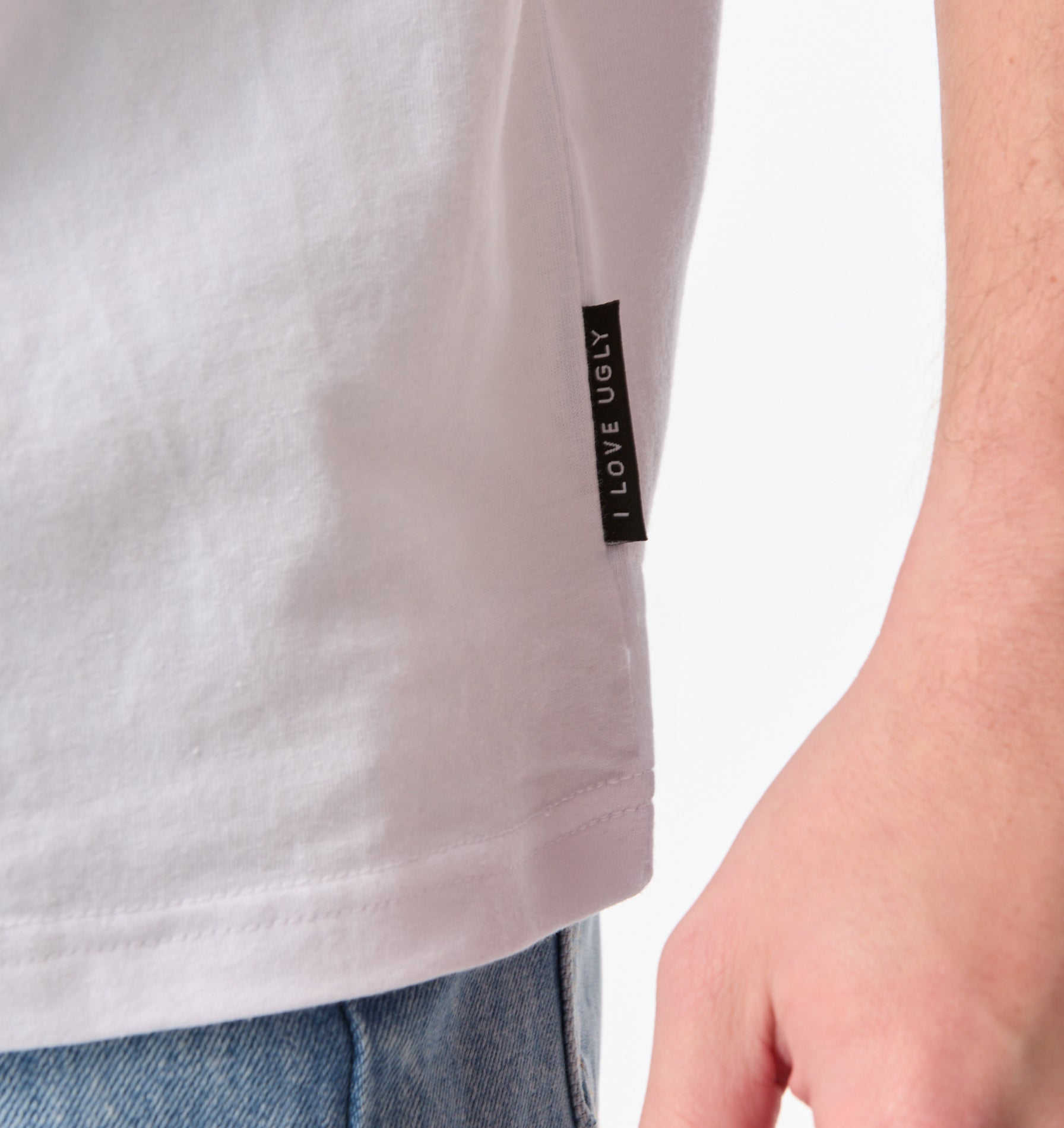 Hoop Logo Box Tee 2.0 - White
