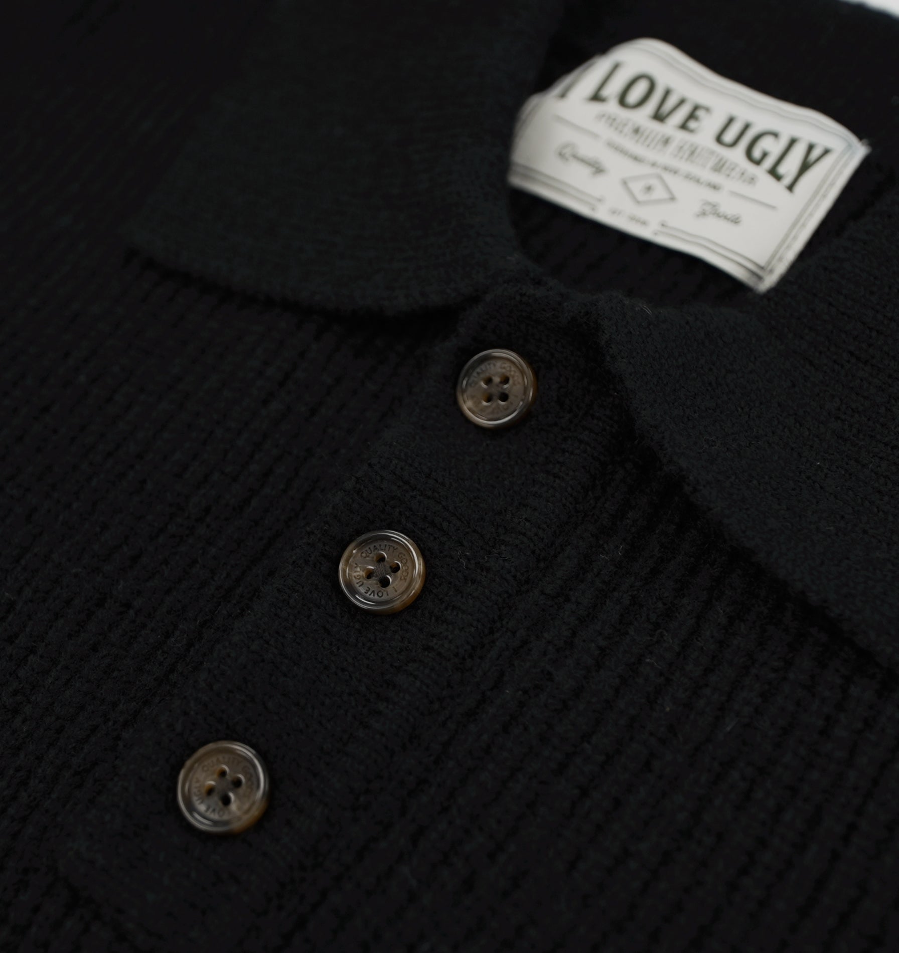 Knit Aldern Pullover - Black