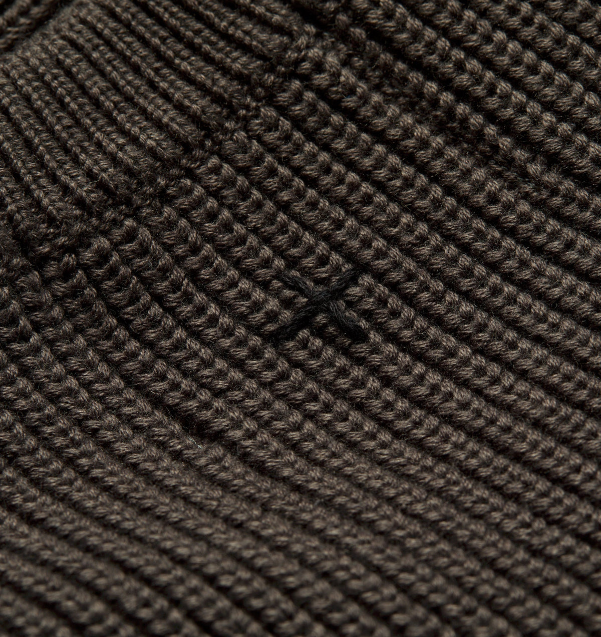 Cropped Knit Sweater - Flint Grey