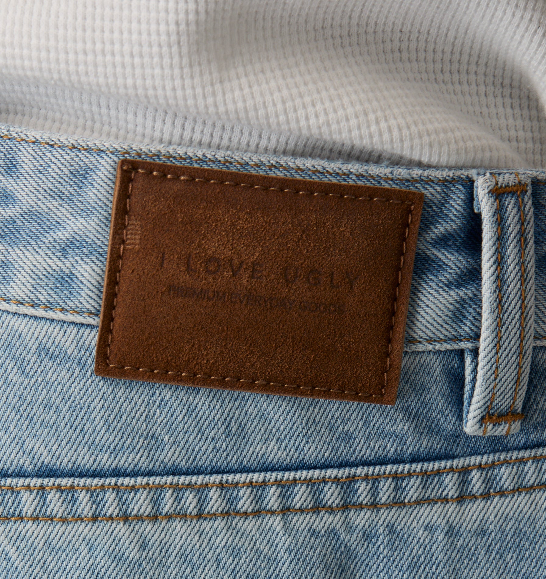 Cropped 90s Denim - Faded Blue