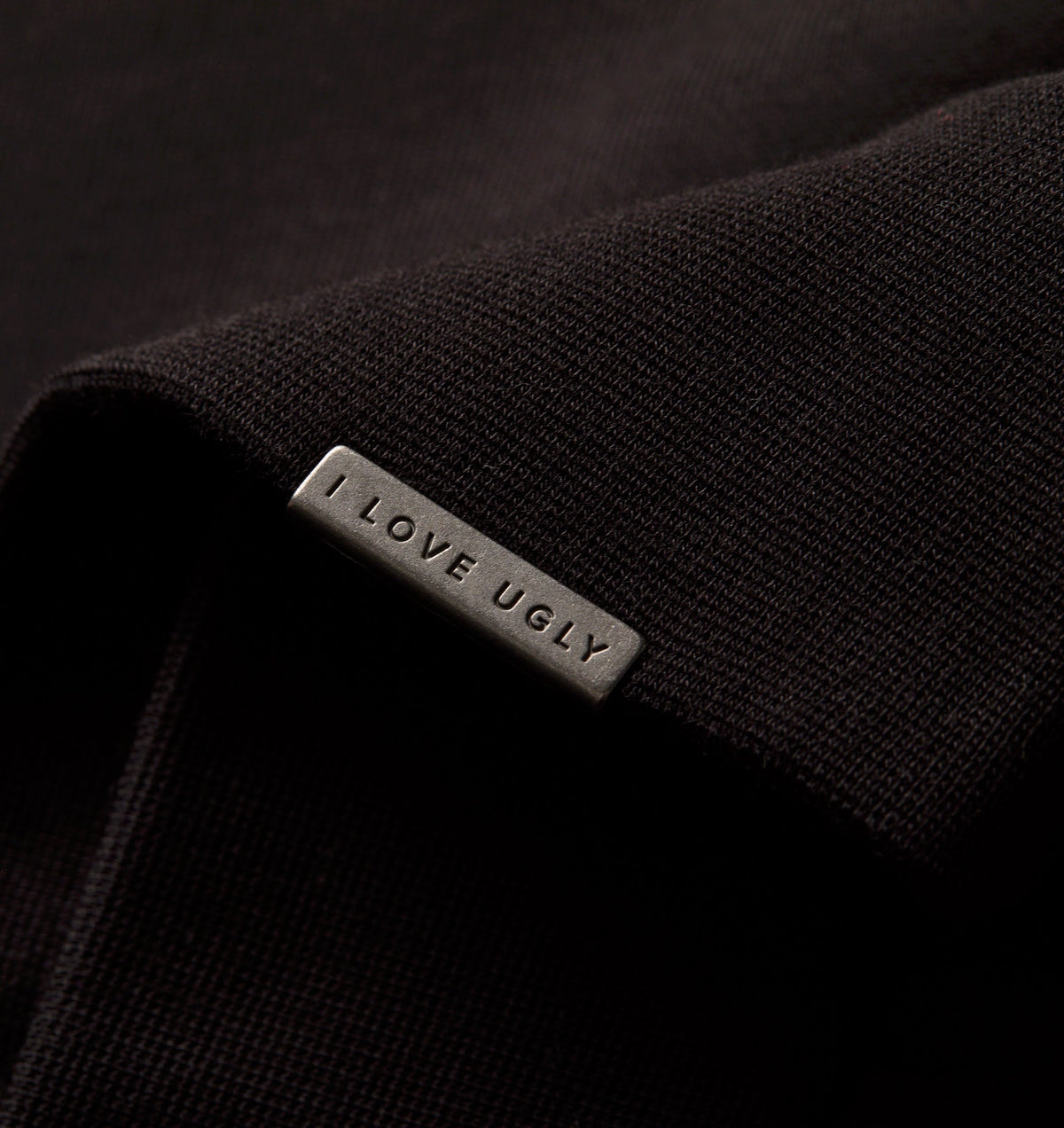 Heavy Box Crop Crew - Black