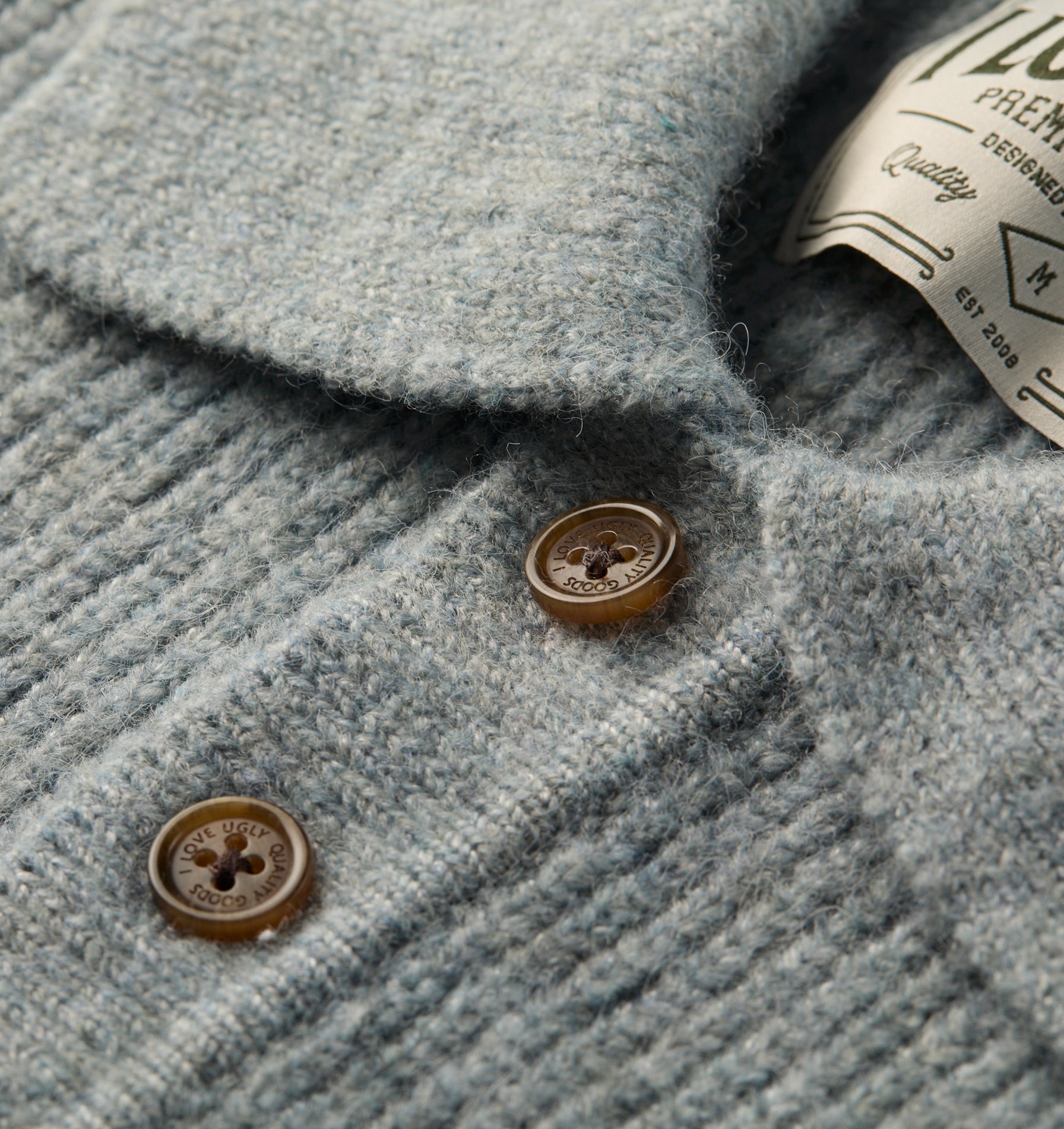 Knit Aldern Pullover - Oil Blue
