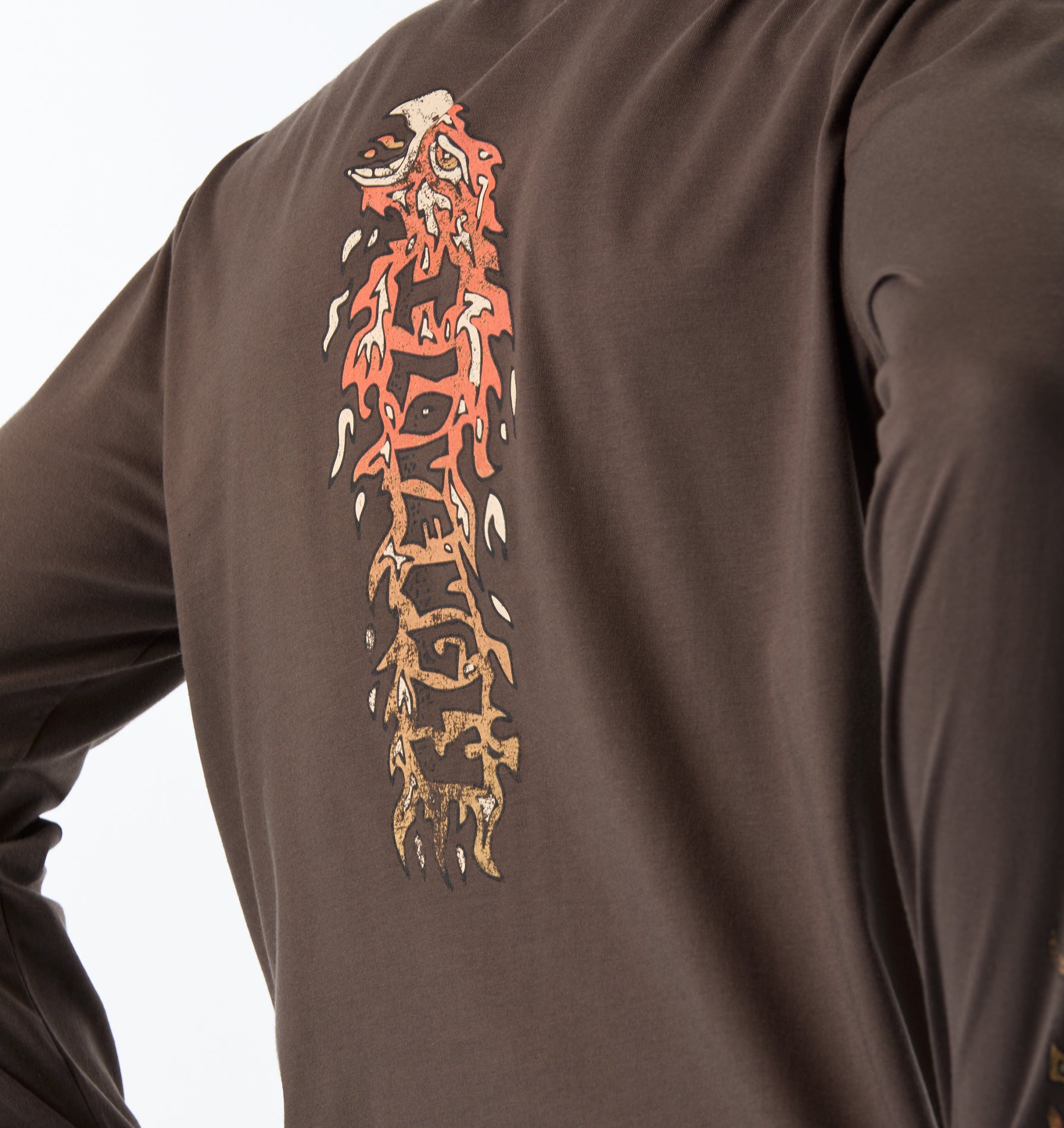 Firebird Active LS Top - Washed Espresso