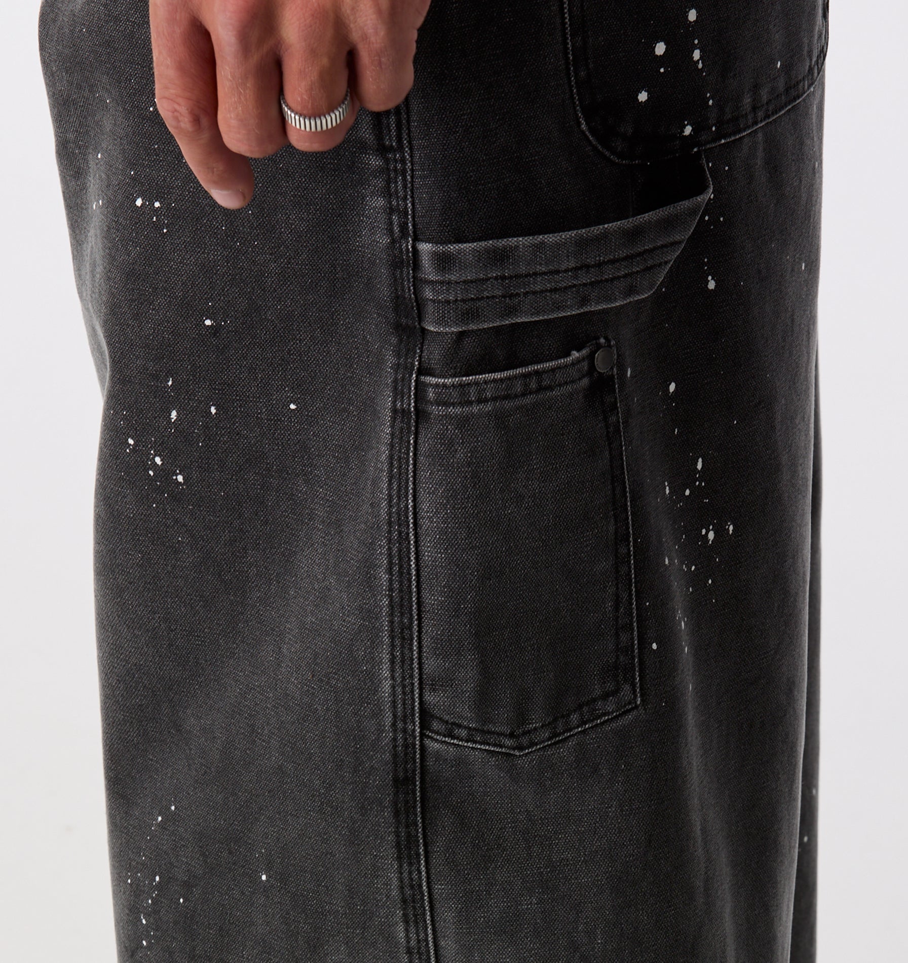 Balloon Painter Pant - Vintage Black