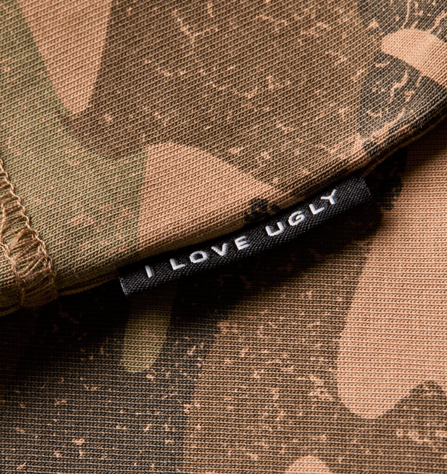 Crop Box Tee - Army Camo