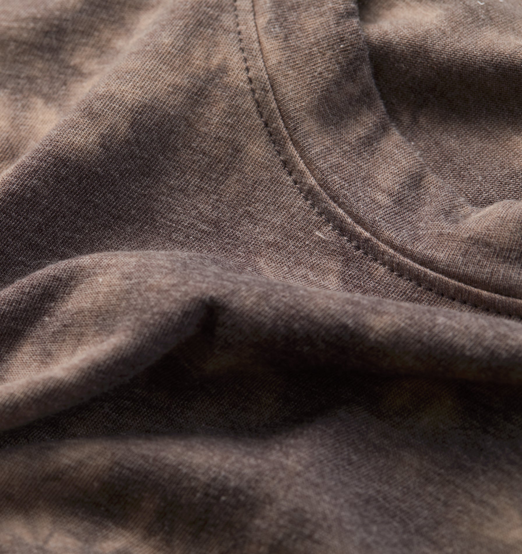 Active Cotton Box Tee - Brown Tie Dye