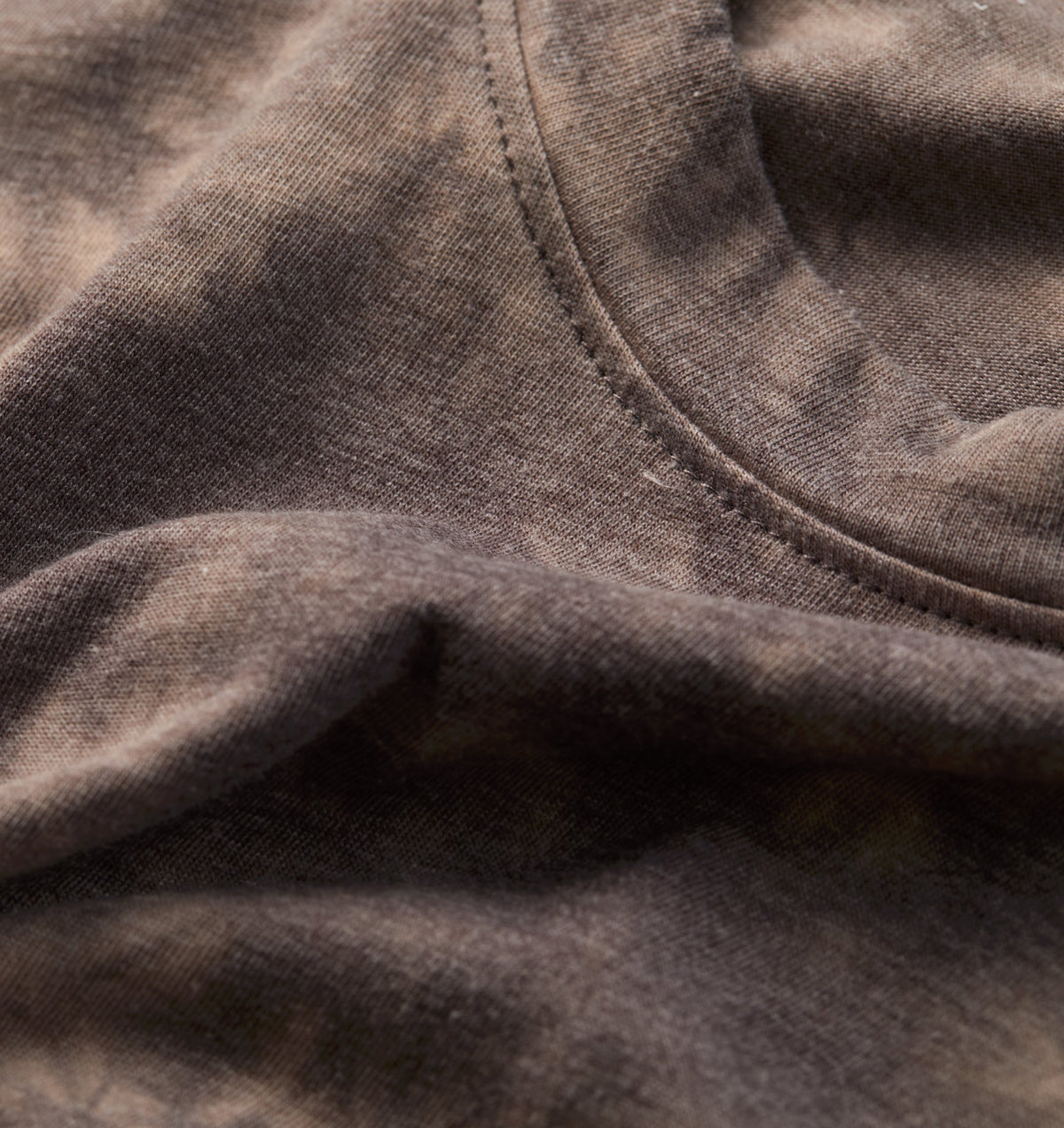 Active Cotton Box Tee - Brown Tie Dye