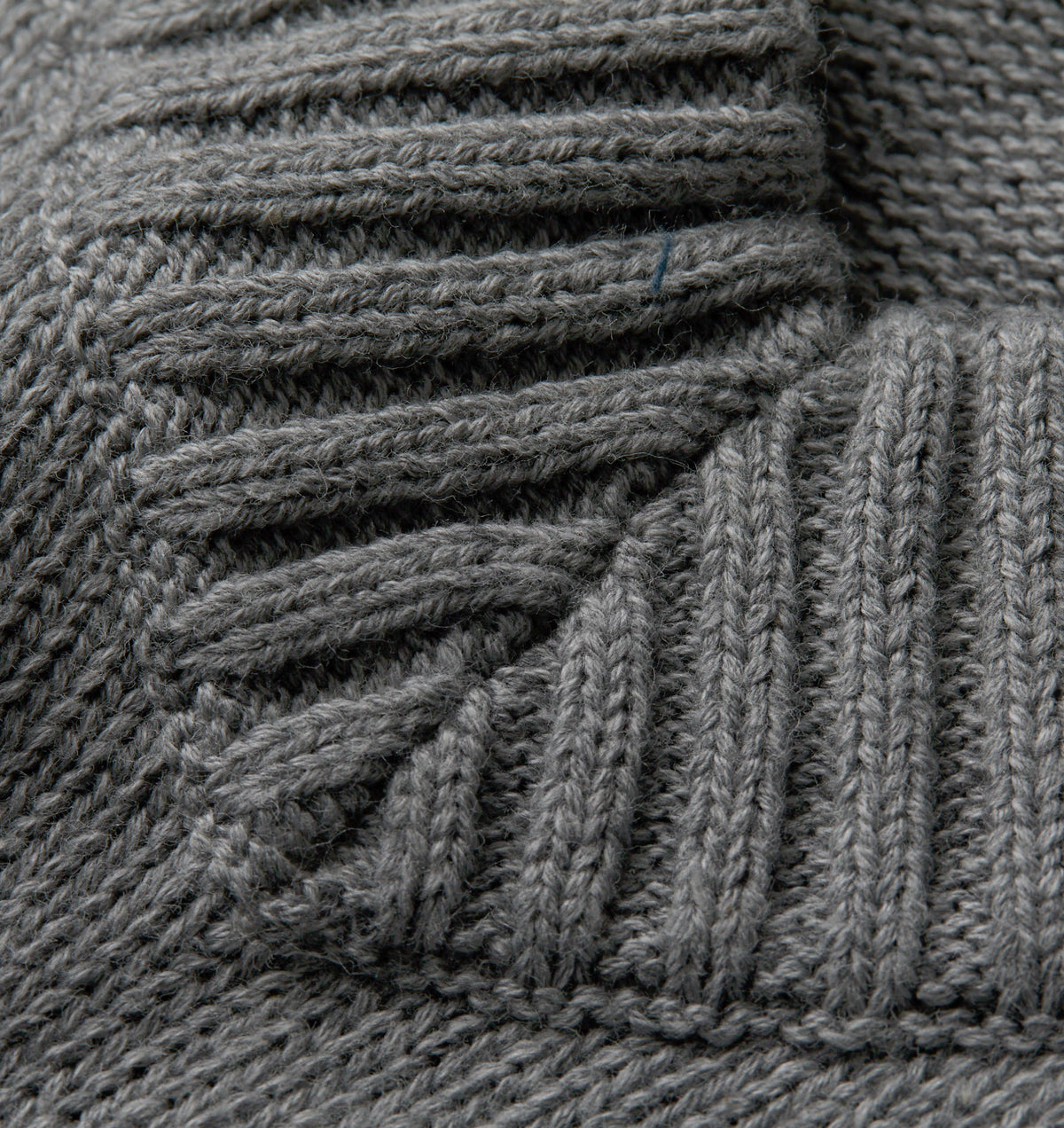 V Neck Sweater - Grey Marle