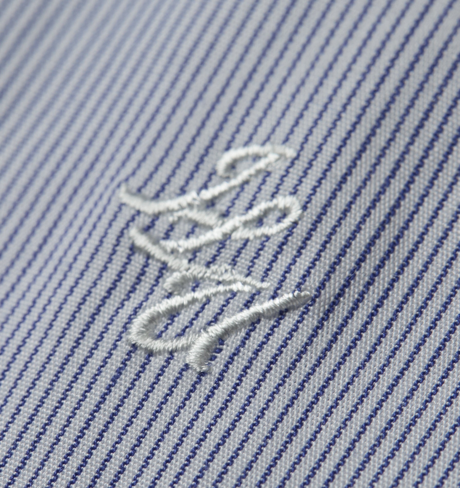 Ralph LS Shirt - Blue Micro Stripe
