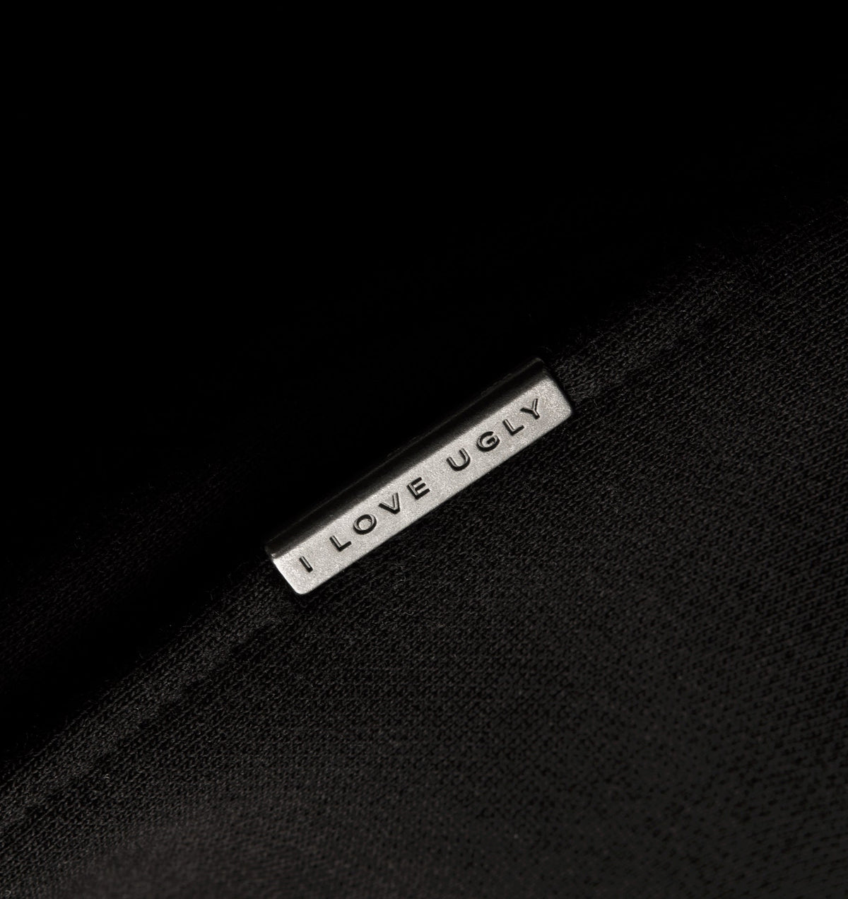 Heavy Crop Box Hood - Black