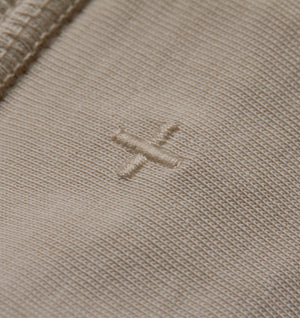 Crop Box Tee - Sandstone