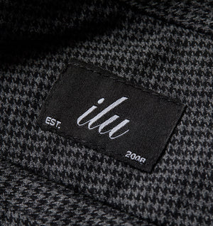 Slim Kobe Pant - Charcoal Houndstooth