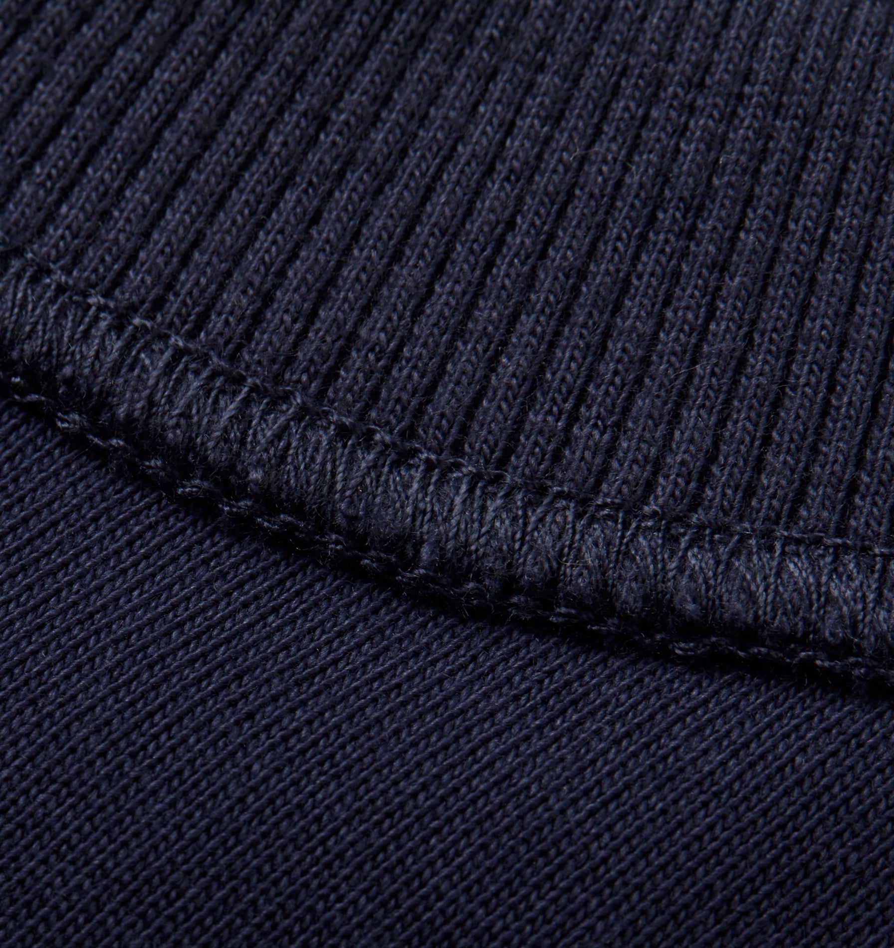 Crop Box Tee - Indigo