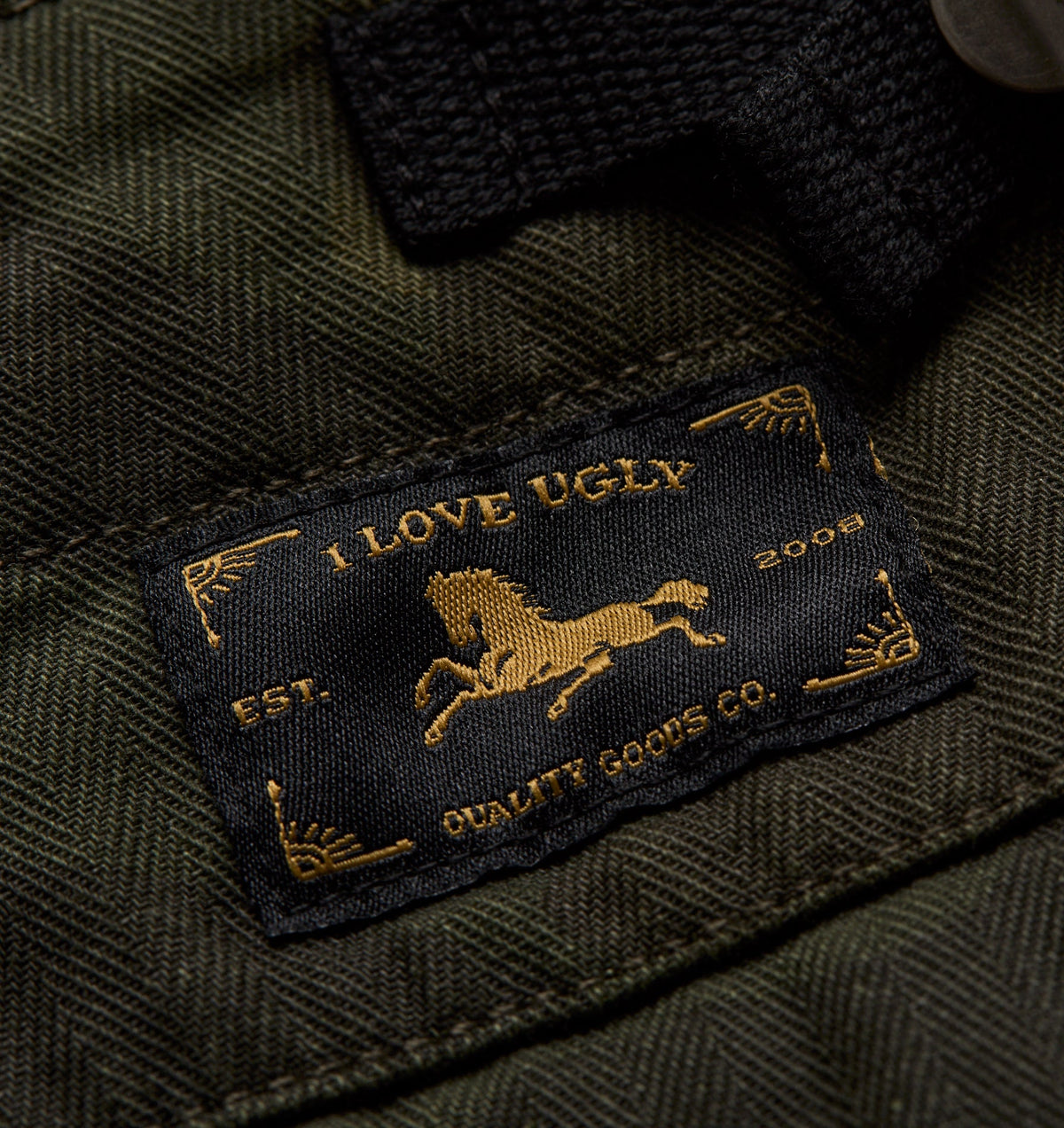 Canvas Cargo Short - Woodland Camo