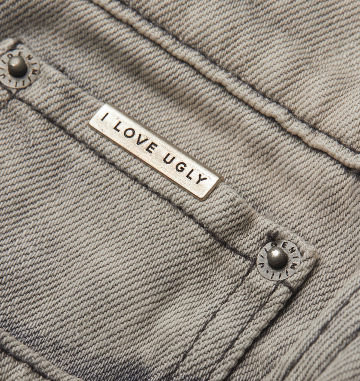 Cropped 90s Denim - Concrete