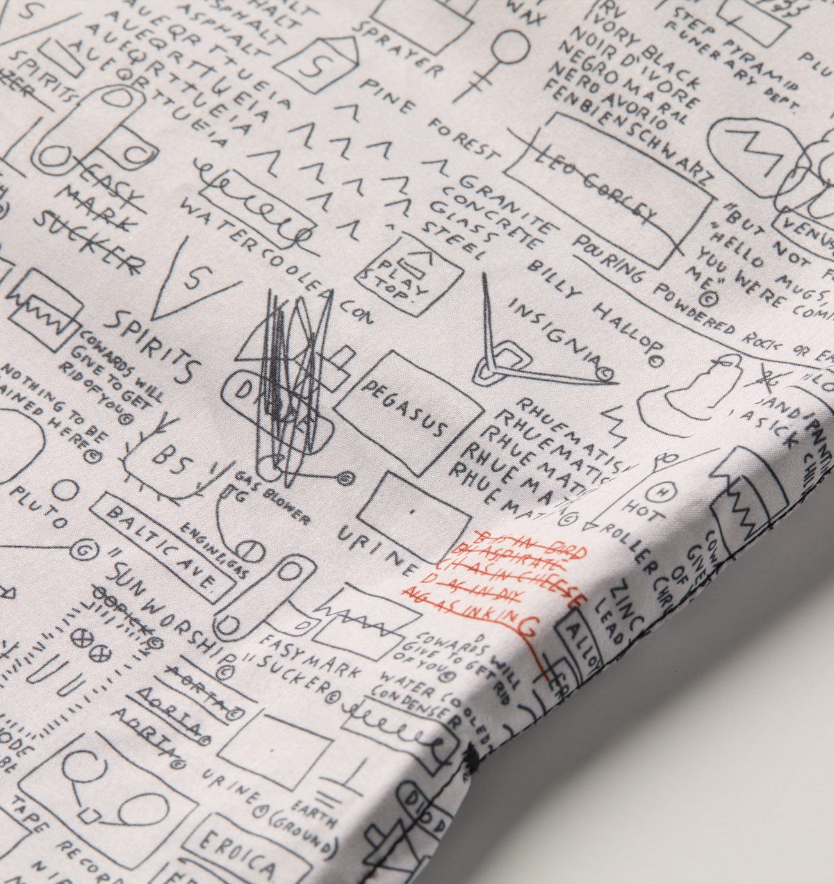 Basquiat Pegasus Active 5 Inch Core Short - Off White / Charcoal