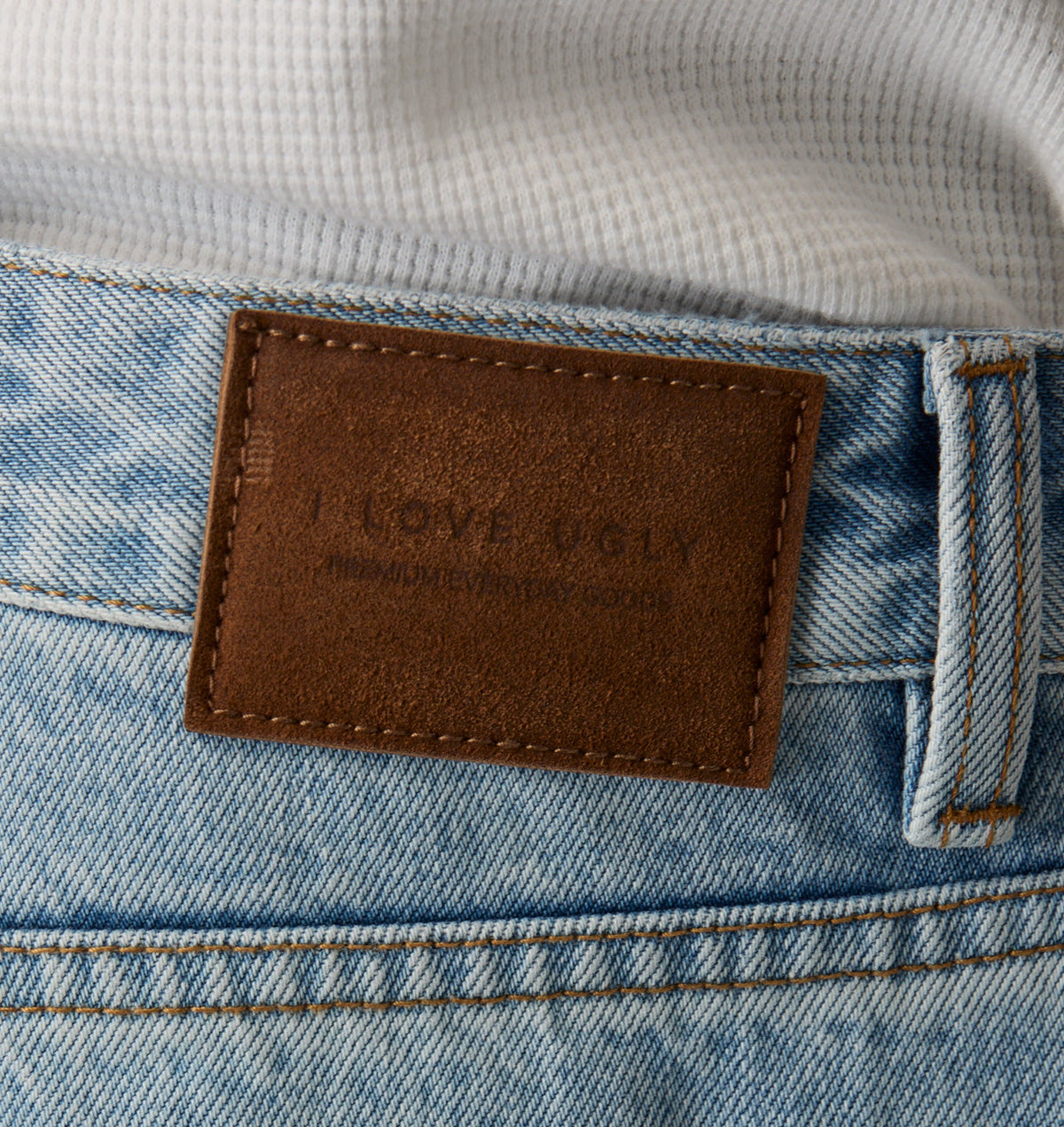 Cropped 90s Denim - Faded Blue