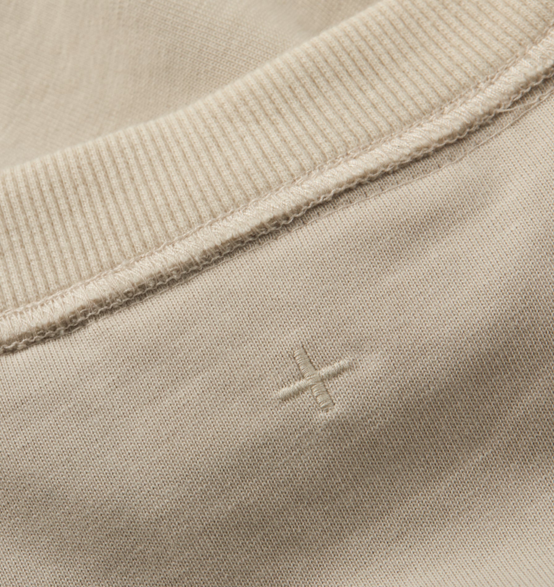 Crop Box Tee - Sandstone