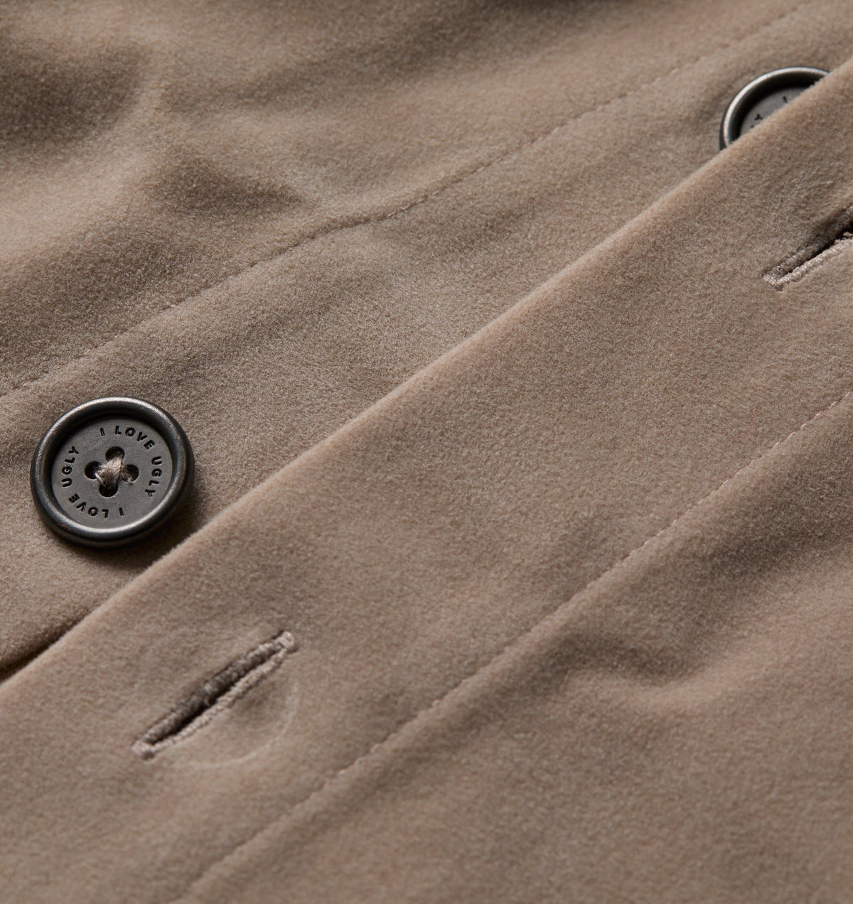 Suede Overshirt - Stone