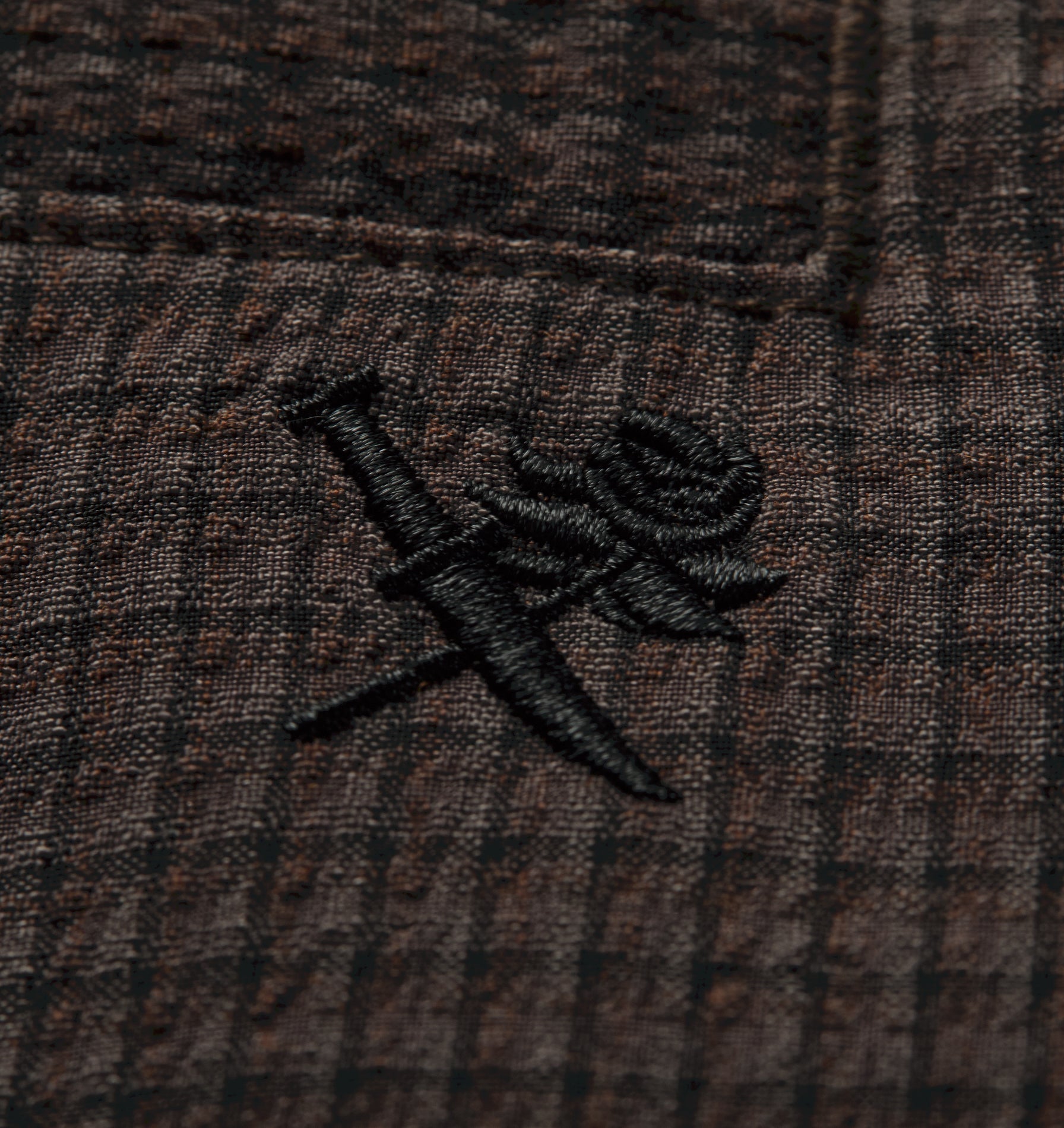 Michael Pleat Short - Brown Check