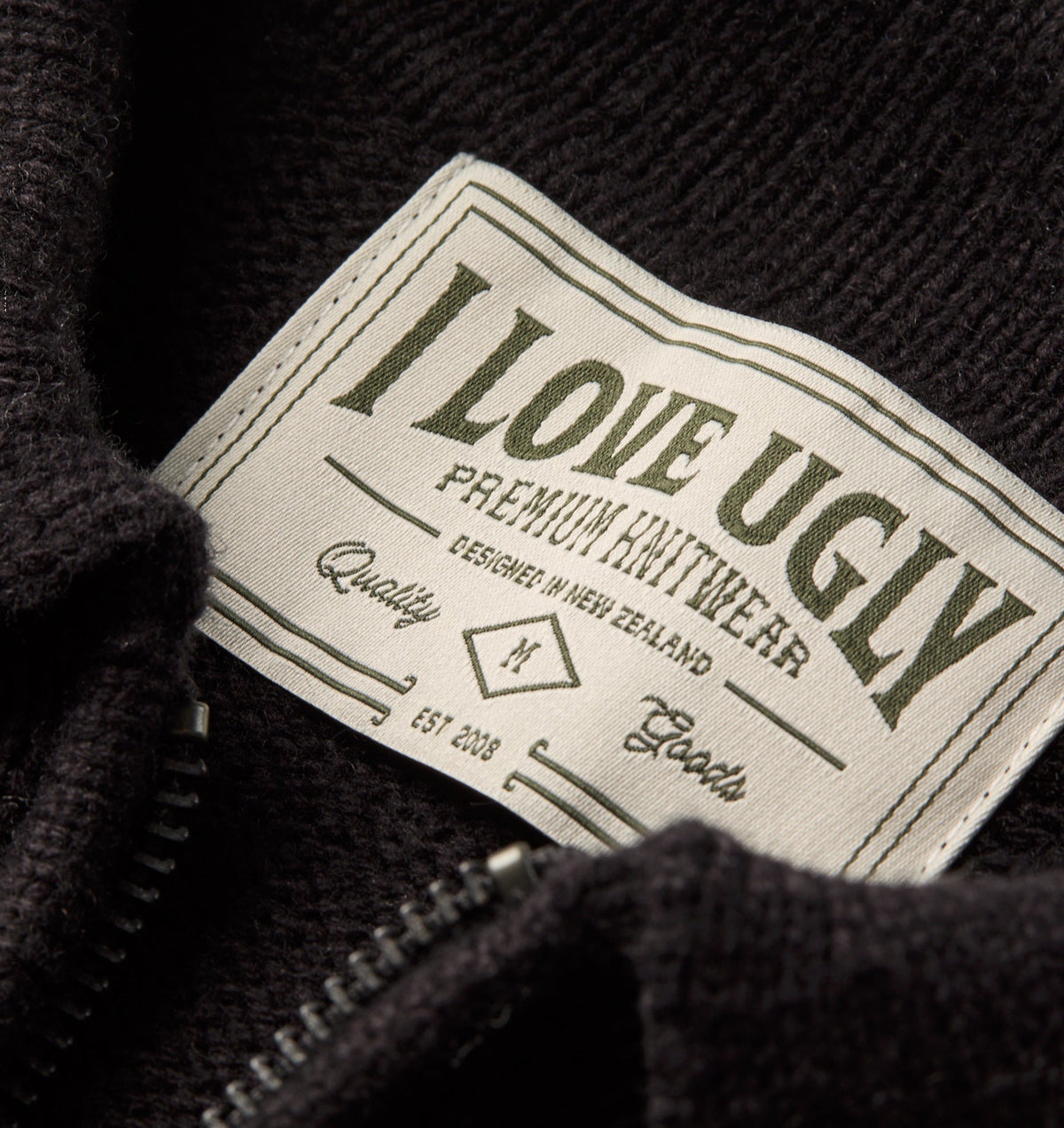 Knit Mario Pullover - Black