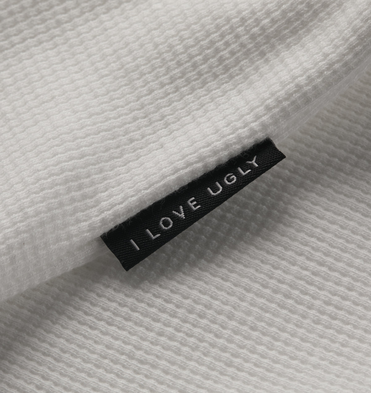 Waffle LS Tee - White