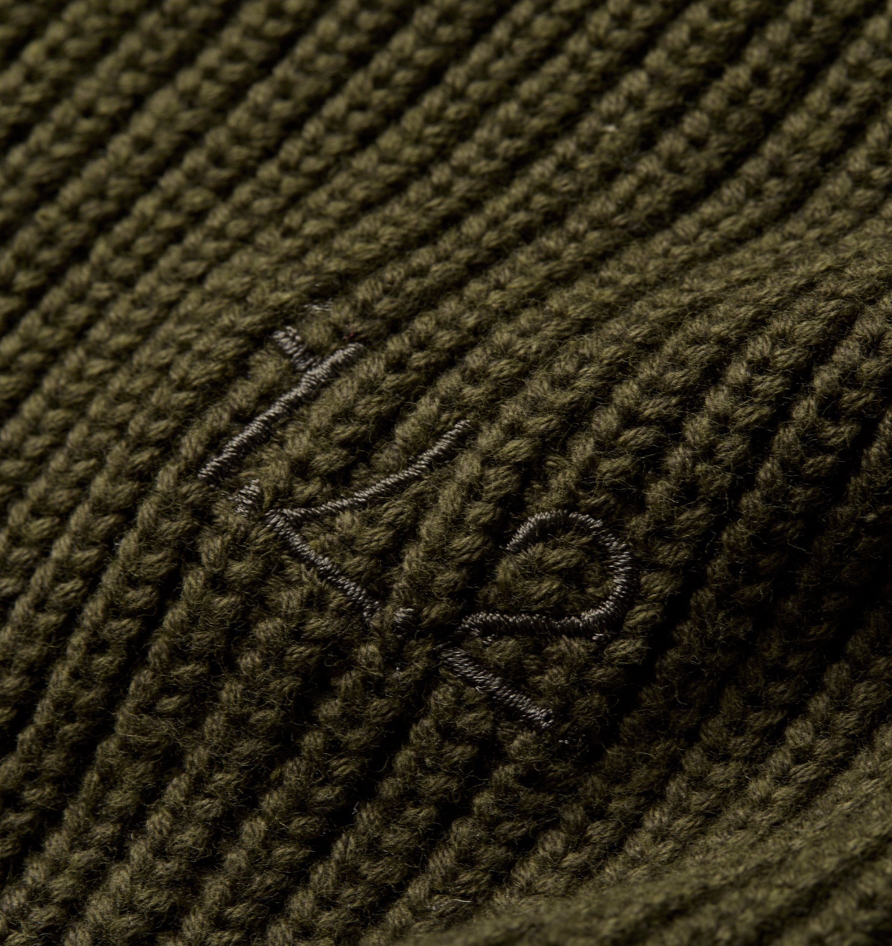Militia Cropped Knit Sweater - Olive Marle