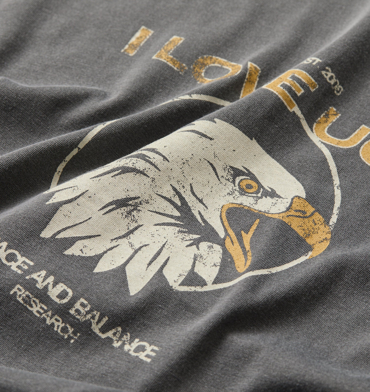 Eagle Active Crop Tee - Washed Black