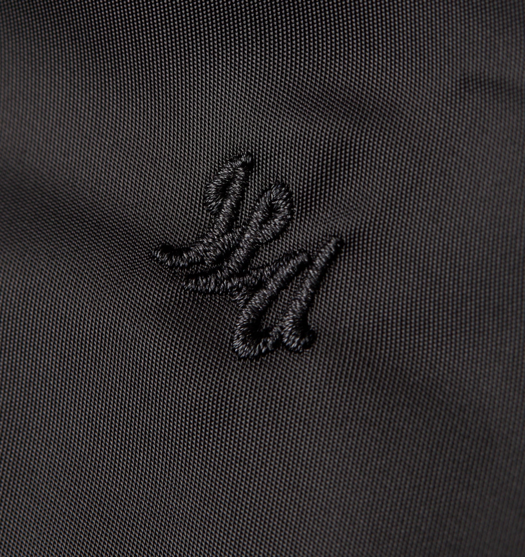 Nylon Bomber Jacket - Black