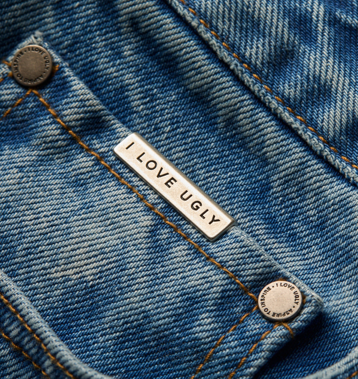 Edgar Wide Denim - Washed Vintage Blue