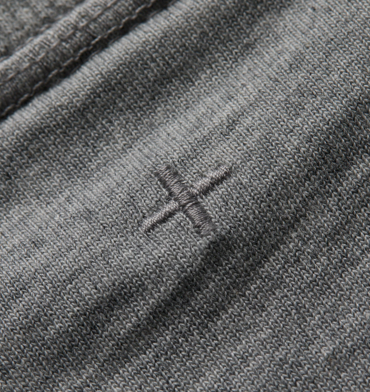 Crop Box Tee - Heather Grey