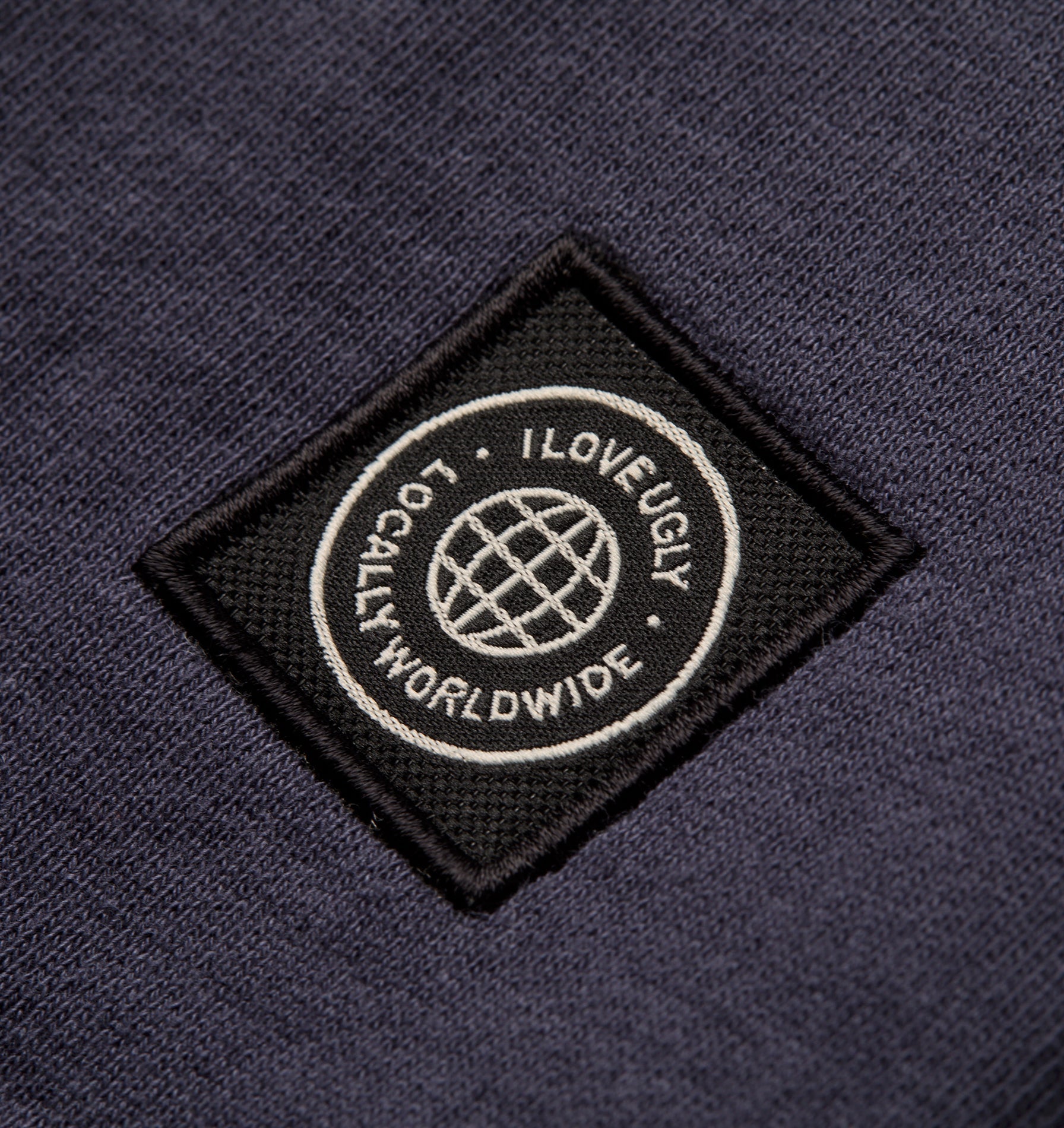 Crop Oversized Crew - Indigo