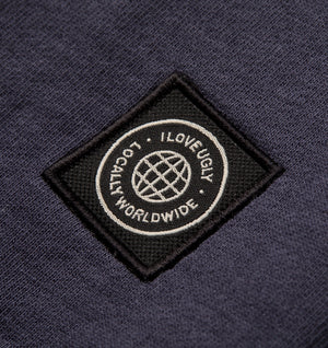 Crop Oversized Crew - Indigo