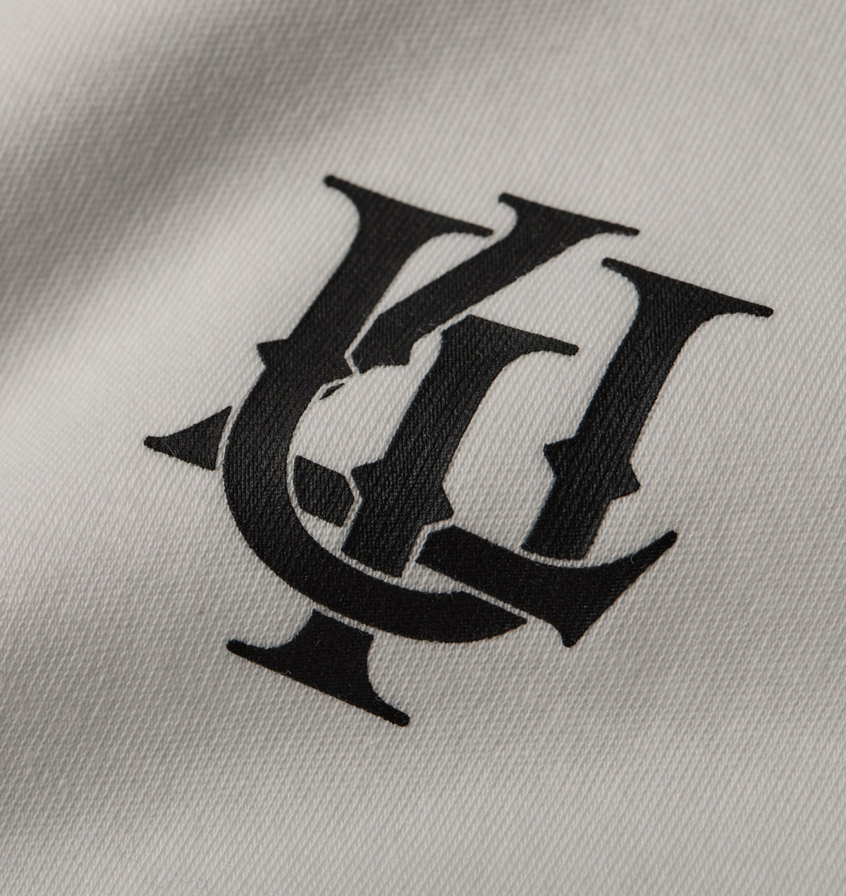 Monogram Interlock Crop Box Tee - White