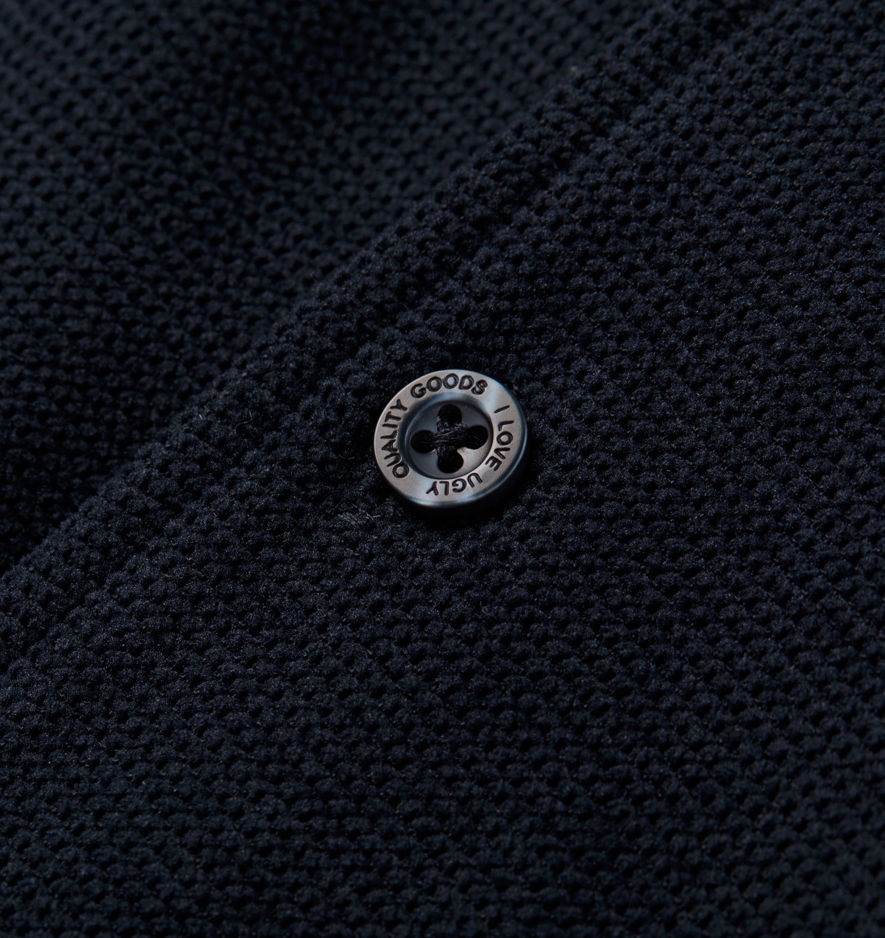 Waffle Box Cuban Collar SS Shirt - Dark Indigo