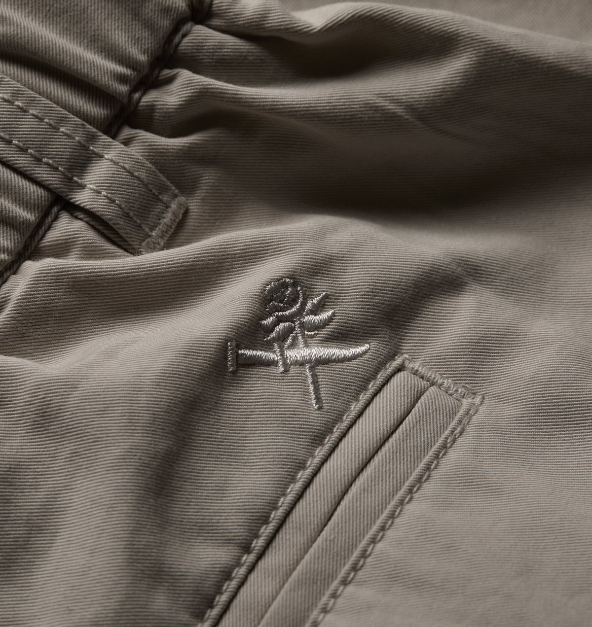 Cotton Albert Pleated Pant - Ecru