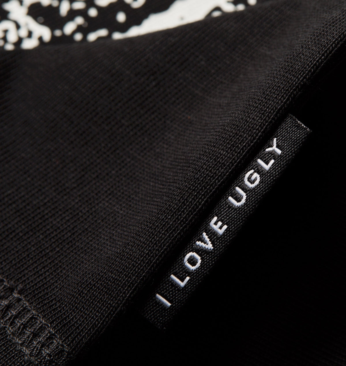Peace Love Kindness Crop Box LS Tee - Black