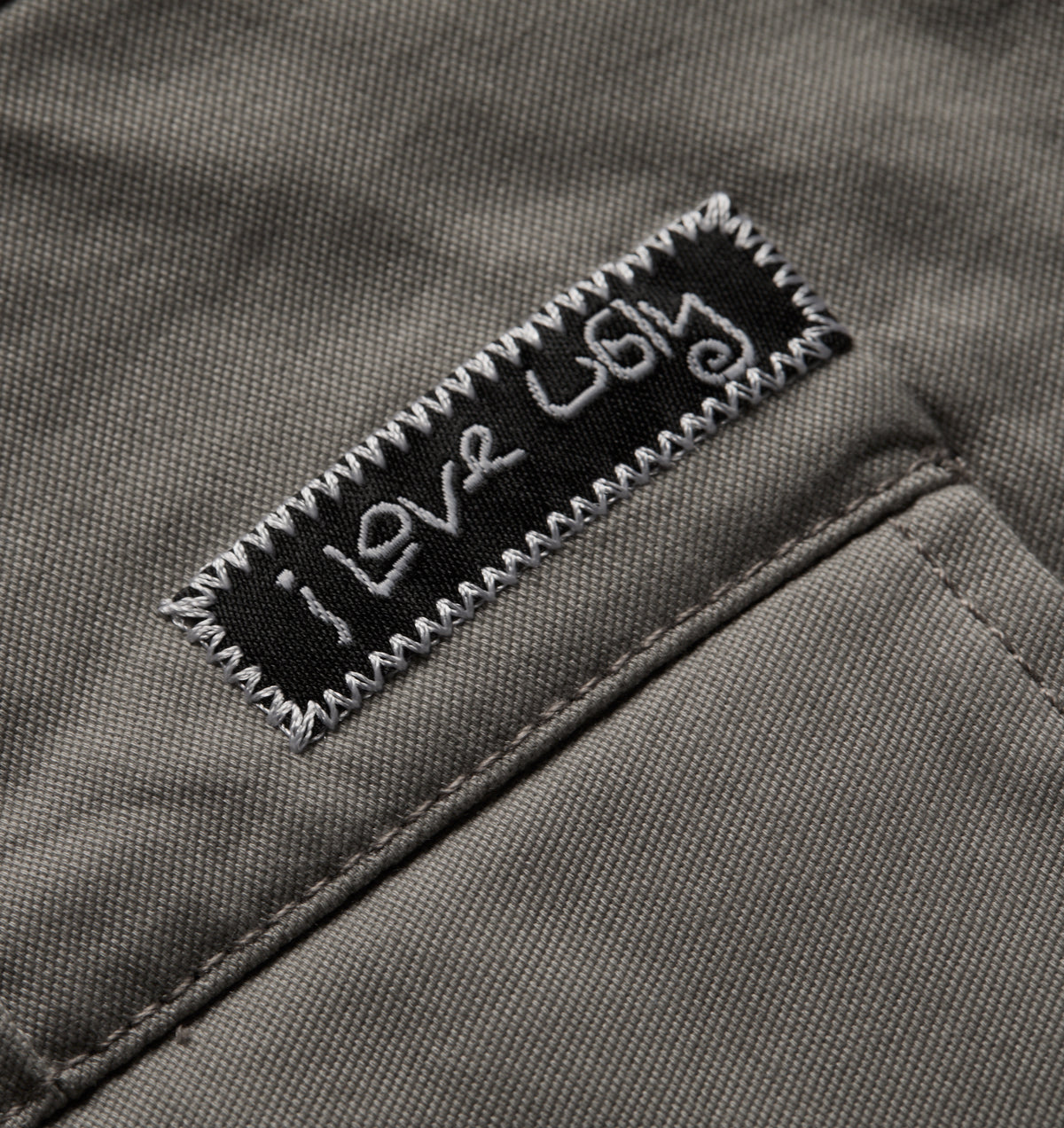 Barrel Leg Pant - Light Grey