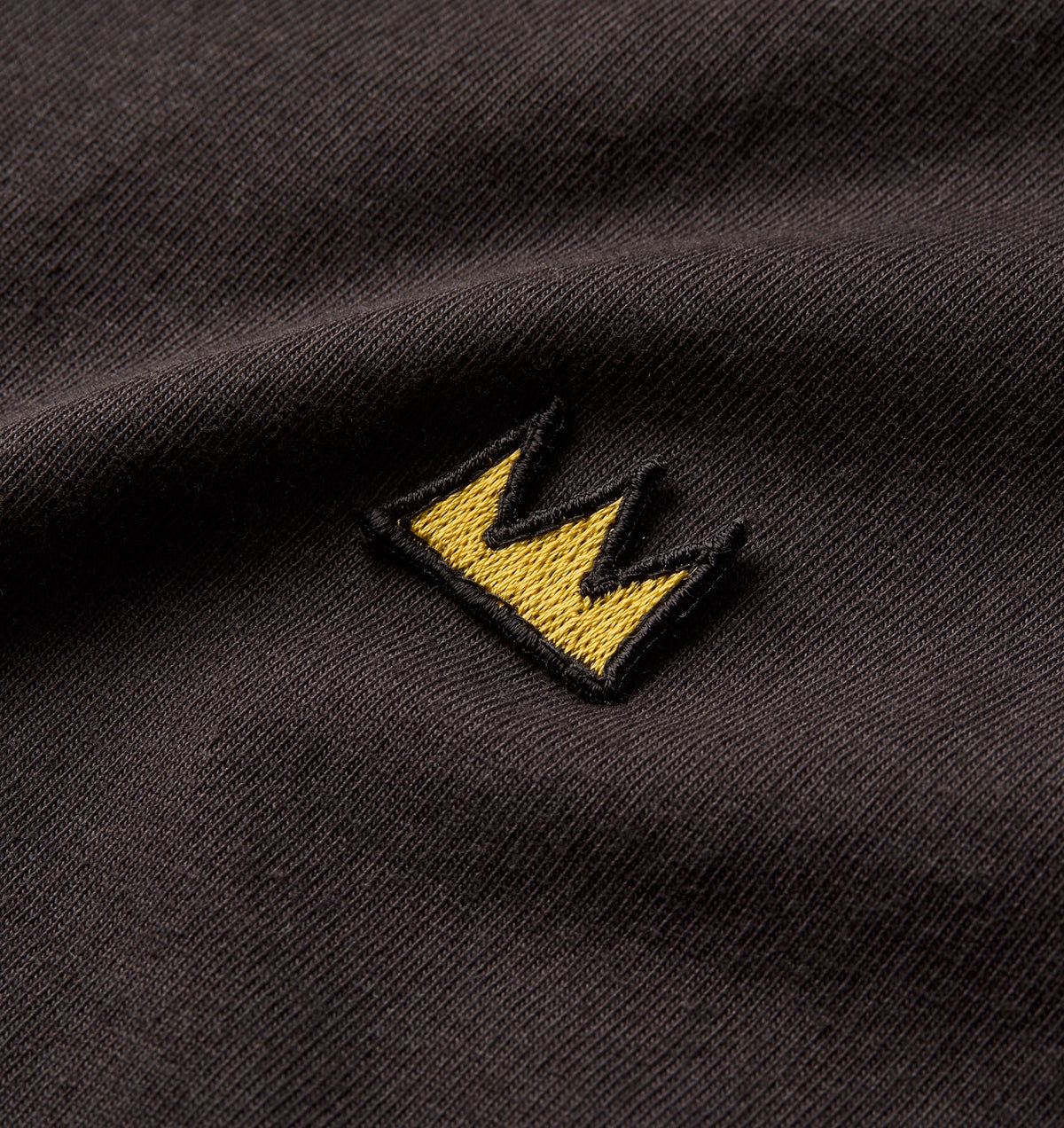Basquiat Crown Uniform Tee - Charcoal
