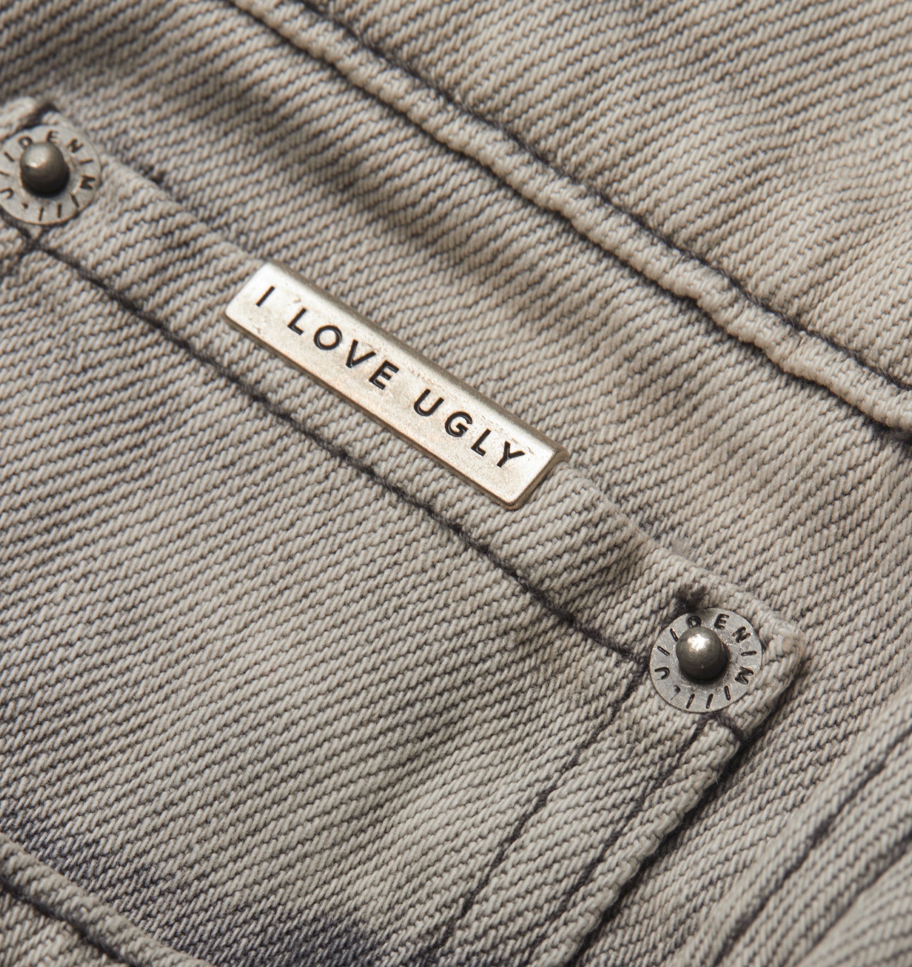 Cropped 90s Denim - Concrete
