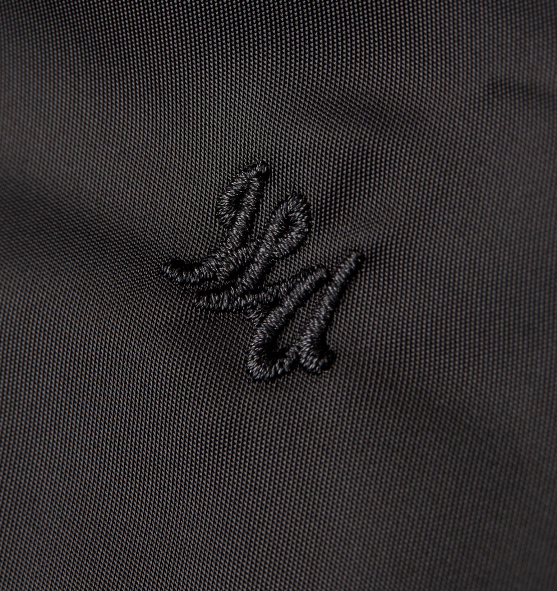 Nylon Bomber Jacket - Black