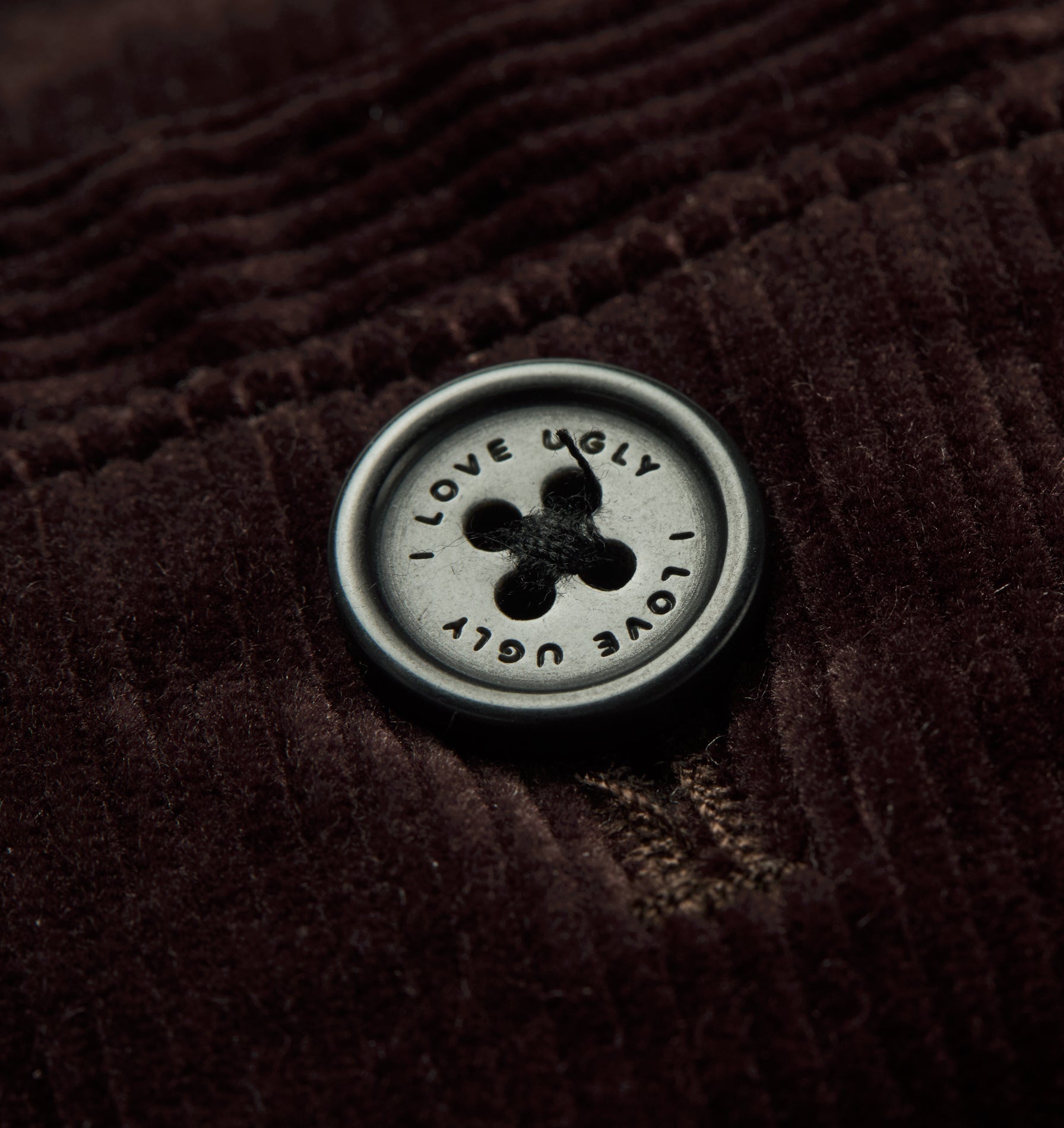 Michael Pleat Cord Short - Espresso