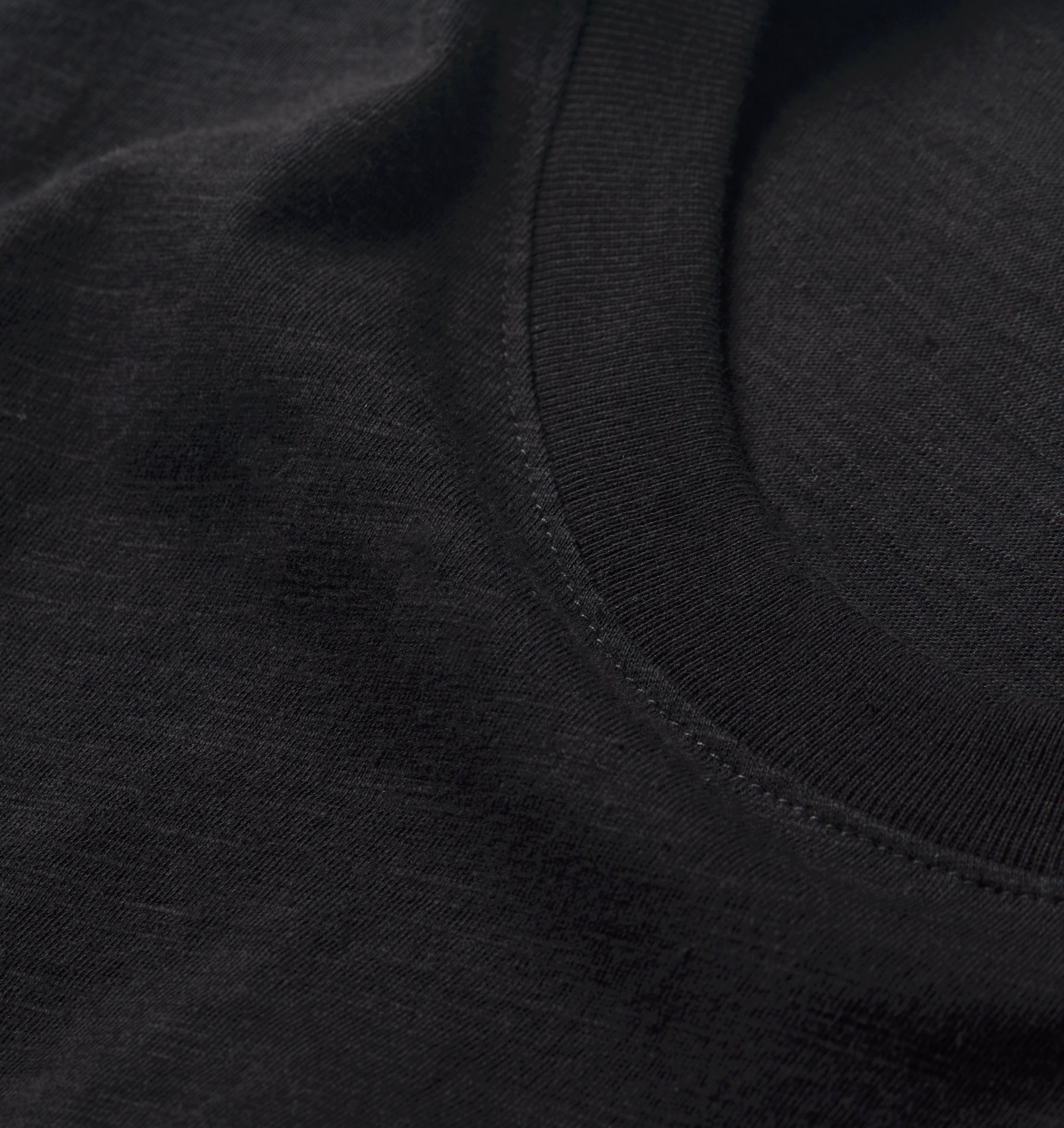 Slub Isaac Tee - Black