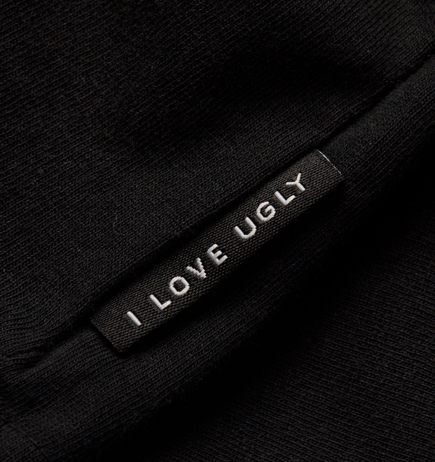 Distressed Oversized Tee - Faded Black